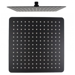 300mm 12 inch Stainless steel  Super-slim Square Nero Black Rainfall Shower Head  300mm 12 inch Stainless steel  Super-slim Square Nero Black Rainfall Shower Head